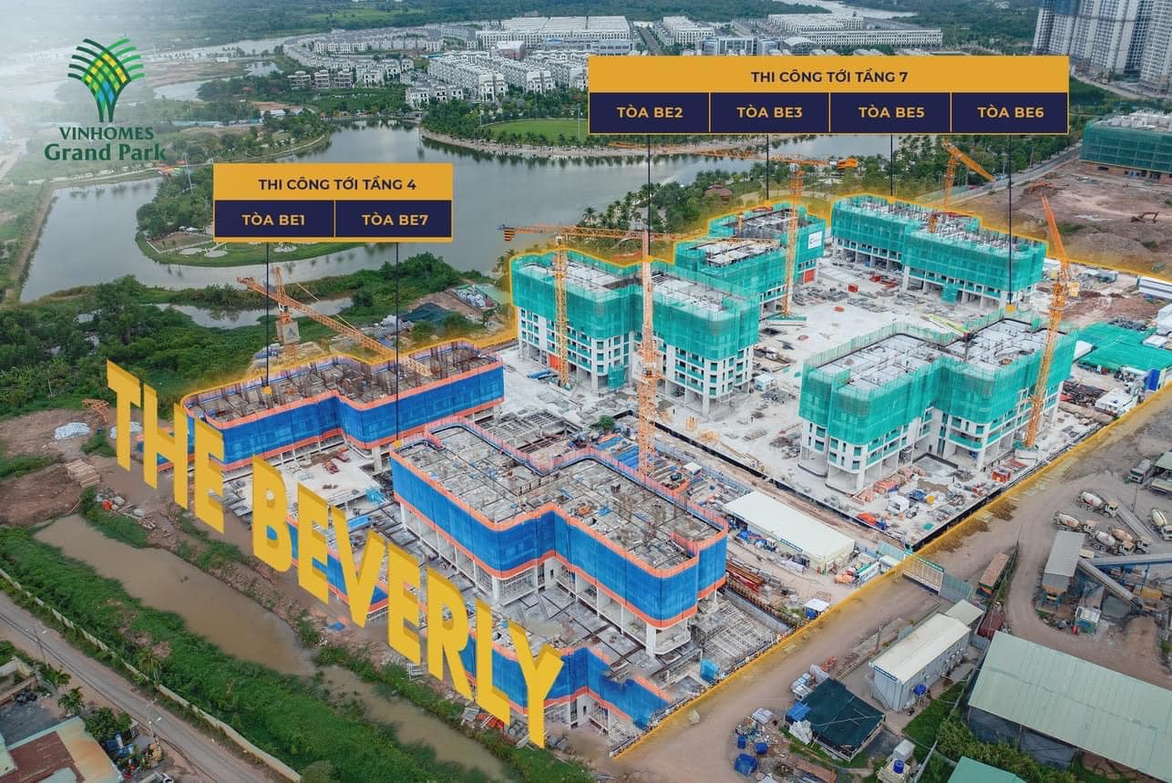 tiến độ xây dựng tháng 6 - 2023